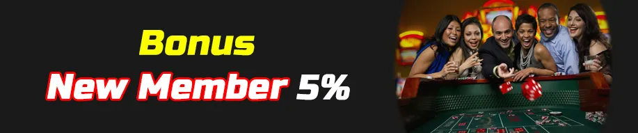 Bonus New Member 5%